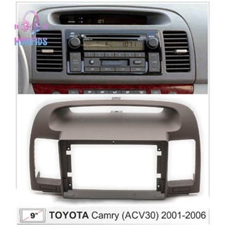 แผงแดชบอร์ดวิทยุสเตอริโอ 2Din 9 นิ้ว สําหรับรถยนต์ Toyota Camry 5 2001-2006