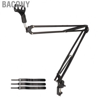 Bacony Microphone Arm Stand  360 Degree Rotation Mic Boom Arm Stand Strong Bearing  Shockproof  for  Recording for Publicity Room for Online Chat