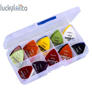 ♚พร้อมส่ง♚[luckylolita.th] ปิ๊กกีตาร์อะคูสติก ABS สุ่มสี สําหรับกีตาร์ไฟฟ้า เบส 40 ชิ้น