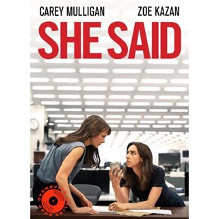 DVD She Said (2022) เสียงเงียบของเธอ (เสียง อังกฤษ | ซับ ไทย/อังกฤษ) DVD