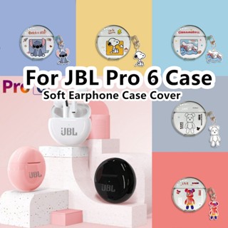 【ส่วนลด】เคสหูฟัง แบบนิ่ม แบบใส ลายการ์ตูนนักบินอวกาศ สําหรับ JBL Pro 6 JBL Pro 6