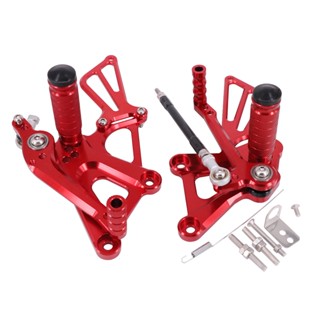 JFG Racing Adjustable Footpegs For CBR250R CBR300R CB300F 2011-2017 NSR50 NSF100 All Year Aluminum motorcycle