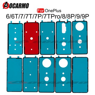 เทปกาวสติกเกอร์ติดแบตเตอรี่ ด้านหลัง แบบเปลี่ยน สําหรับ OnePlus 6 6T 7 7T 7Pro 9 9r 9RT 8 Pro 1+8 Nord 8T