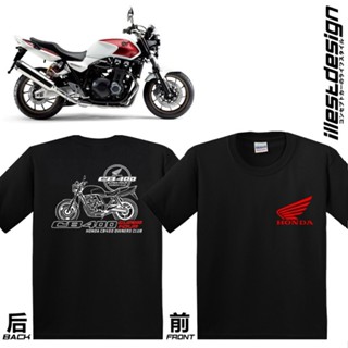 Moto Tees : Honda CB400 Super Four Series Owners Club Tshirt Gildan 76000 100% Cotton Tees