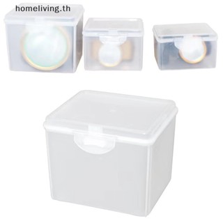 Home กล่องพลาสติกใส แบบฝาพับ สําหรับใส่จัดเก็บไฟหน้า LED TH