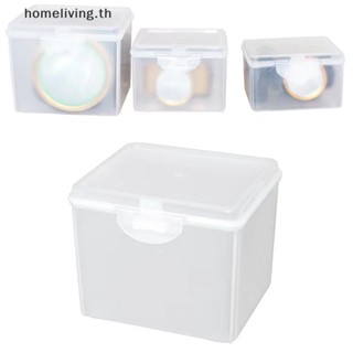 Home กล่องพลาสติกใส แบบฝาพับ สําหรับใส่จัดเก็บไฟหน้า LED TH