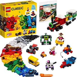 [Manufacturer Benefits] Lego (Lego) Classic Ideal Parts &lt;Wheel&gt; 11014 + Lego Creator Winter Train &lt;Mini Set&gt;[ส่งตรงจากญี่ปุ่น]