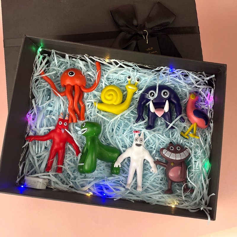 Garten Of Banban สยองขวัญเกม Figurine ของเล่นเด็ก Rainbows เพื่อน Action Figure PVC รุ่นอะนิเมะตุ๊กตาวันเกิดของเล่นตกแต่งห้อง - รูปที่ 3