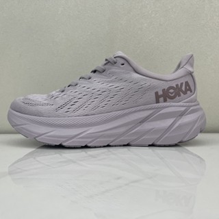 Hoka ONE ONE Bondi 8 โช๊คอัพ ระบายอากาศ สีเทา หนา 36-45