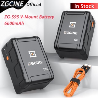 Zgcine พาวเวอร์แบงค์ 3400mAh 6600mAh 6800mAh 9600mAh เมาท์ V 14.8V ล็อคตัว V รูปตัว V ชาร์จเร็ว สําหรับกล้อง DSLR