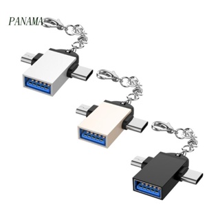 Nama 2 In 1 อะแดปเตอร์แปลง Micro USB ตัวผู้ และ Type-C ตัวผู้ เป็น USB3.0 ตัวเมีย OTG