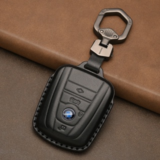 เคสกุญแจรีโมทรถยนต์ แบบหนัง ระดับไฮเอนด์ สําหรับ BMW I3 I5 I8