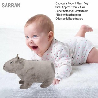 Sarran ตุ๊กตาการ์ตูน Capybara น่ารัก นุ่มพิเศษ 6.7 นิ้ว สําหรับตกแต่งบ้าน