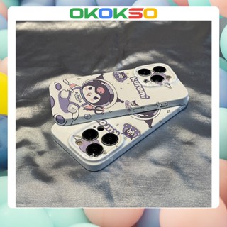 ใหม่ เคสโทรศัพท์มือถือคู่รัก กันหล่น ลายการ์ตูนนักบินอวกาศ Kuromi สําหรับ OPPO Reno9 Reno8 Reno7pro reno6 7z 5 R17 A53 A9 2020 4Z 5G F11 A31 A15 A3S A78 A77 Findx3pro Findx5pro