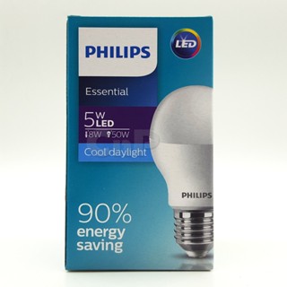 อุปกรณ์ส่องสว่าง PHILIPS หลอดไฟ LED Bulb 5W ฟิลิปส์ รุ่น Essential