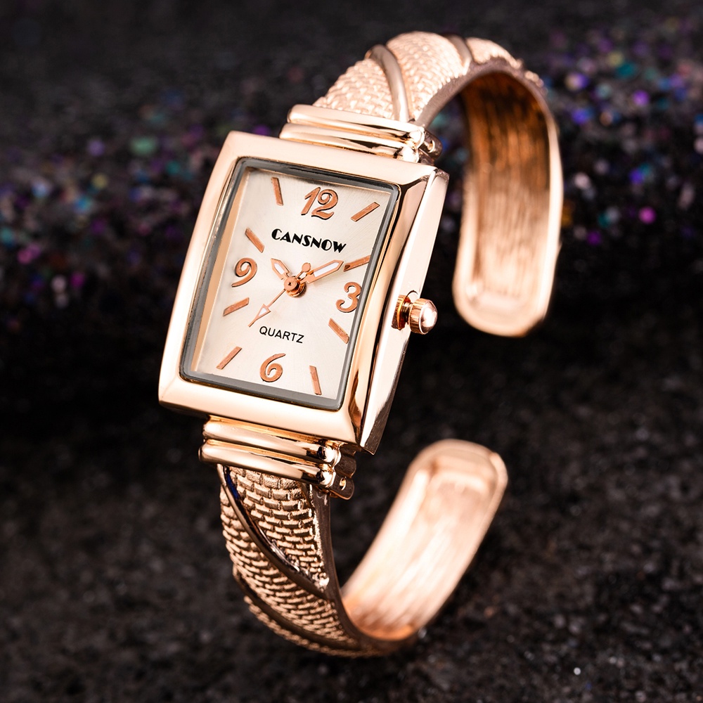 Relogio Feminino สุภาพสตรี หรูหรา ลําลอง นาฬิกาทอง ผู้หญิง แฟชั่น กําไลข้อมือ นาฬิกา สเตนเลส สร้อยข้อมือ นาฬิกาข้อมือผู้หญิง นาฬิกา