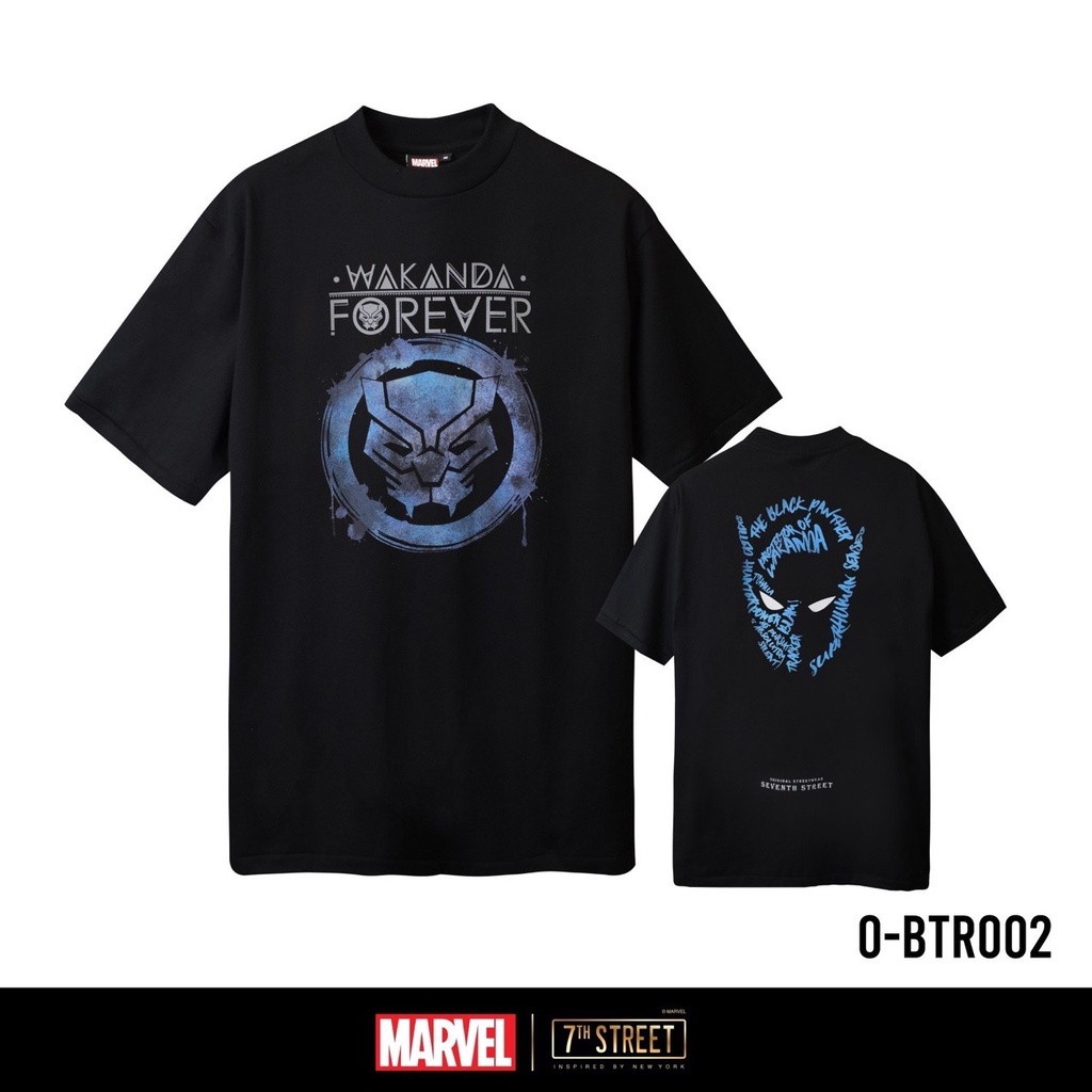 GUC เสื้อแขนสั้น 7th street Marvel Oversize รุ่น O-BTR002 ของแท้ 100%