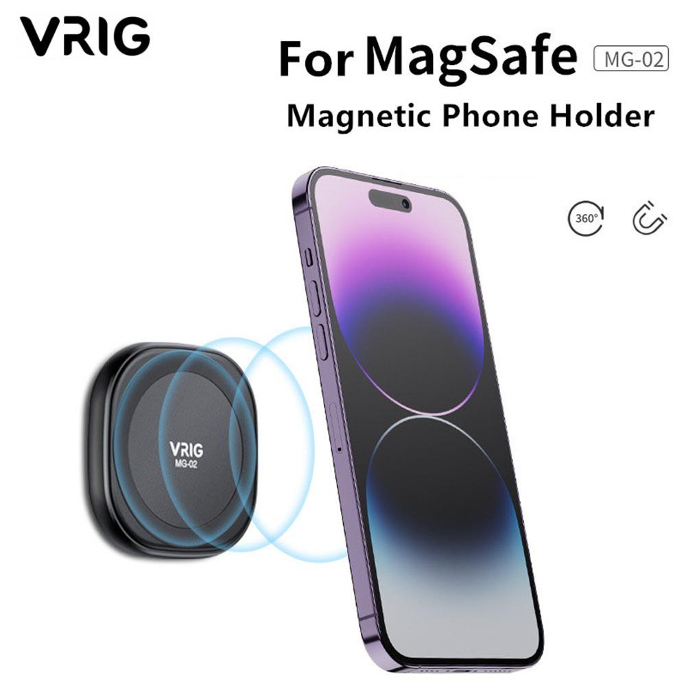 UURIG VRIG MG-02 วงเล็บโทรศัพท์มือถือแม่เหล็กสําหรับ Magsafe Android Iphone Smarphone สําหรับห้องครัวห้องน้ําสติ๊กเกอร์ติดผนังสํานักงาน