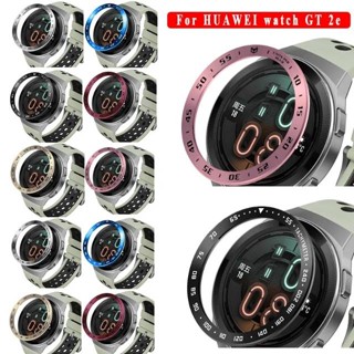 กรอบโลหะ สําหรับ HUAWEI Watch GT2E Smart Watch เคสกาว สําหรับ HUAWEI Watch GT 2e แหวนกันชน ฝาครอบสแตนเลส