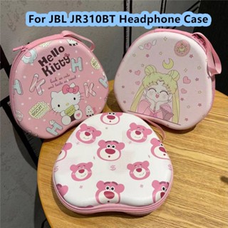 【คุณภาพสูง】เคสหูฟัง ลายการ์ตูนหมีสตรอเบอร์รี่ สําหรับ JBL JR310BT JBL JR310BT