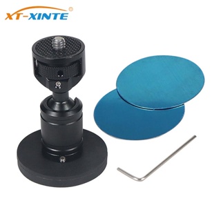 Xt-xinte อะแดปเตอร์เมาท์ขาตั้งกล้อง 1/4 หัวบอล 360 องศา แบบแม่เหล็ก สําหรับกล้องแอคชั่น