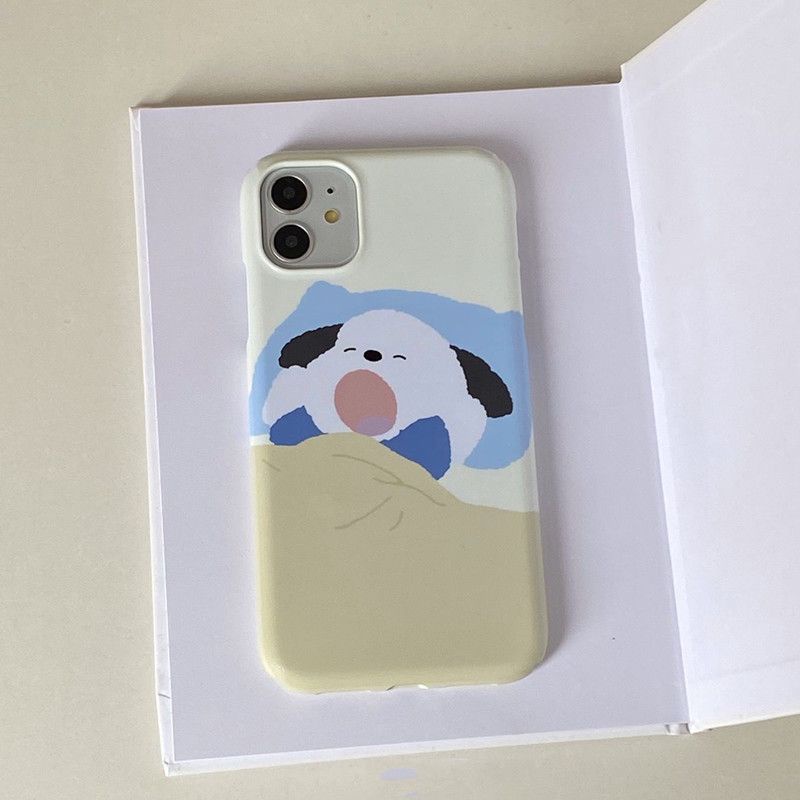Cute Yawn Puppy Phone For Iphone11 Phone Case for iphone 13promax Apple 12 Silicone Xs Soft Case XR 