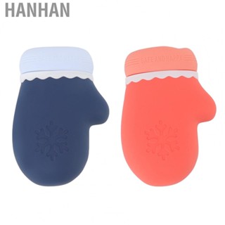 Hanhan Silicone Hot Water Bottle Bag Cute Microwaveable Portable Warm Water Bag Pouch