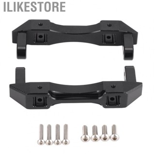 Ilikestore 2Pcs RC Bumper Bracket 1/10 LCG Black Aluminium Alloy For 1/10 LCG Bumper