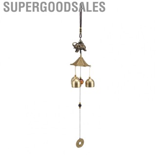 Supergoodsales Elephant Wind Chimes Chinese Style Copper Wind Chimes for Home Decoration