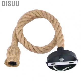 Disuu Pendant Light  Rope Retro Industrial Style Hanging Lamp Ceiling Lamp Jute Rope for Clothes Shop Coffee Shop Bar Restaurant