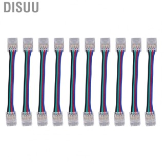 Disuu COB Light Strip Connector  Strip Light Connector Kit Quick Connection 4Pin for Factory