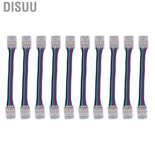 Disuu COB Light Strip Connector  Strip Light Connector Kit Quick Connection 4Pin for Factory