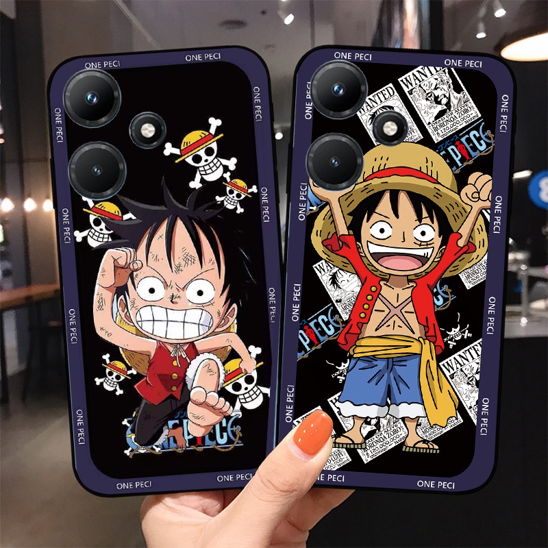 เคสโทรศัพท์มือถือ พิมพ์ลาย One Piece Luffy 3D สําหรับ Infinix Hot 30 Free Fire X6831 Hot 30i X669C X669D