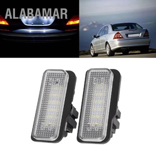 ALABAMAR คู่ไฟป้ายทะเบียน LED สำหรับ Mercedes Benz S203 Estate W211 C219 R171