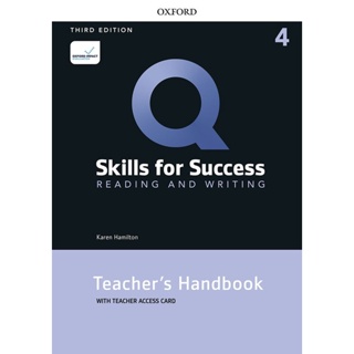 Bundanjai (หนังสือ) Q : Skills for Success 3rd ED 4 : Reading and Writing Teachers Handbook with Teachers Access Card