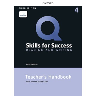 Bundanjai (หนังสือ) Q : Skills for Success 3rd ED 4 : Reading and Writing Teachers Handbook with Teachers Access Card