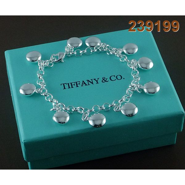 Tiffany&amp;co สร้อยข้อมือเงิน 925 หรูหรา เครื่องประดับแฟชั่น ของขวัญวันวาเลนไทน์ สําหรับผู้หญิง