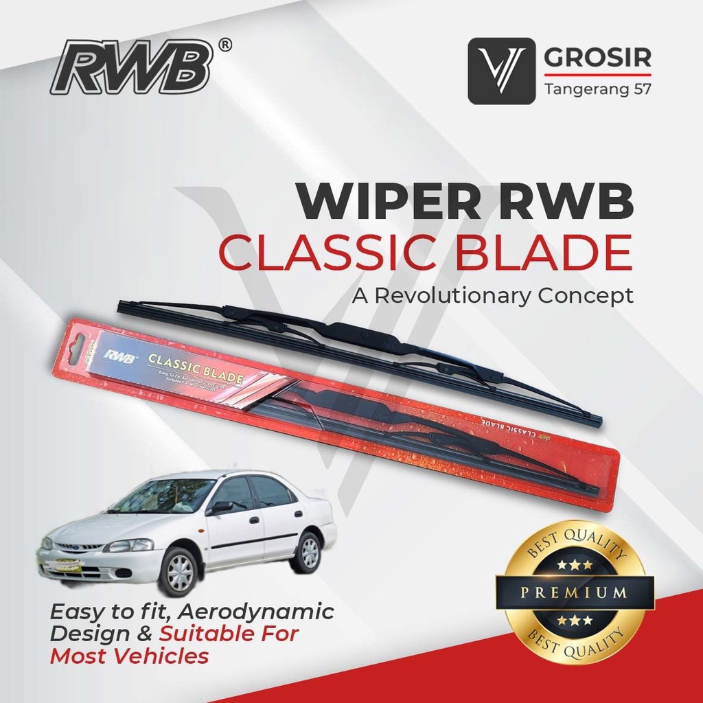 FORD LYNX KJ KL 1996-2000 Classic Blade RWB WIPER 2 ชิ้น