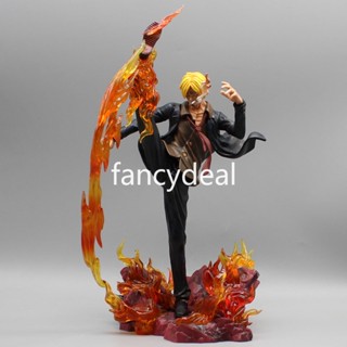 โมเดลฟิกเกอร์ PVC อนิเมะ One Piece Vinsmoke Sanji GK ขนาด 34 ซม. ของเล่นสําหรับเด็ก