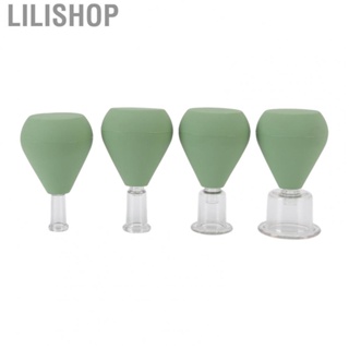 Lilishop Face Vacuum Suction Cup Facial Cupping  Set Help Sleep Tighten Skin for Beauty for Home