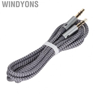 Windyons 3.5mm Male To Male Cable  Extension Cord 1.2m / 4ft Portable Nylon Braid  for 3.5mm Port Devices