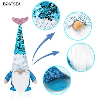 (Boatsea) ตุ๊กตานางเงือก ประดับเลื่อม สีสดใส สําหรับตกแต่งบ้าน