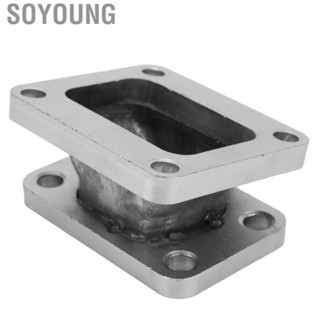 Soyoung Turbo Manifold Flange  Practical T3 To T4 Turbo Manifold Adapter Long Durability  for Car