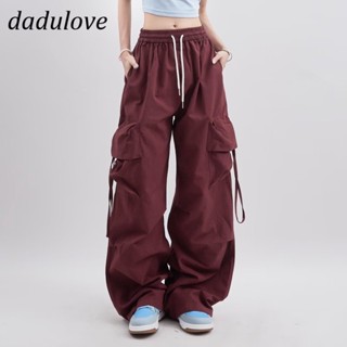 DaDulove💕 New American Ins Retro Overalls Womens Niche High Waist Loose Wide Leg Pants Large Size Trousers