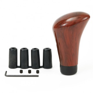 ⚡READYSTOCK⚡Gear Shift Knob Walnut Wood Grain Car Gear Head Height 9.7 Cm 100% New