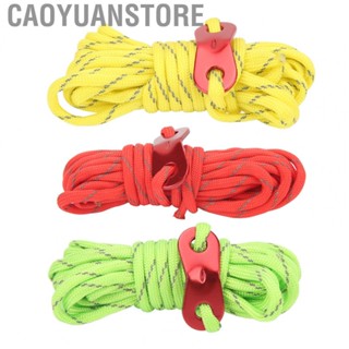 Caoyuanstore Camping Cord Rope  Windproof 4mm Tent Drawstring Reflective Paracord Rope  for Outdoor Hiking