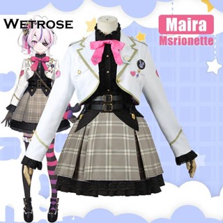 [Wetrose] ชุดคอสเพลย์ Maria Marionette Nijisanji EN Vtuber สําหรับผู้หญิง