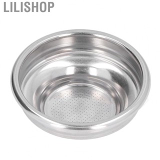 Lilishop Coffee Filter Dripper Portafilter Filter 1 Cup Stainless Steel Coffee Filter  Porous Filter  for 58mm Handle