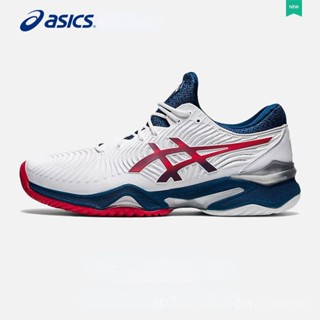 Asics COURT FF 2 CLAY รองเท้าเทนนิส ระบายอากาศ ทนต่อการเสียดสี สําหรับผู้ชาย 1041A083-102