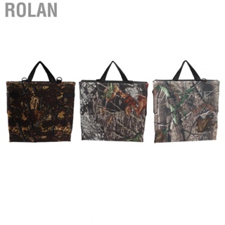 Rolan Portable Stadium Seat Cushion  Increased Stress Surface Portable Foldable Seat Cushion Unique Triangular Fence Camouflage  for Beach Chairs